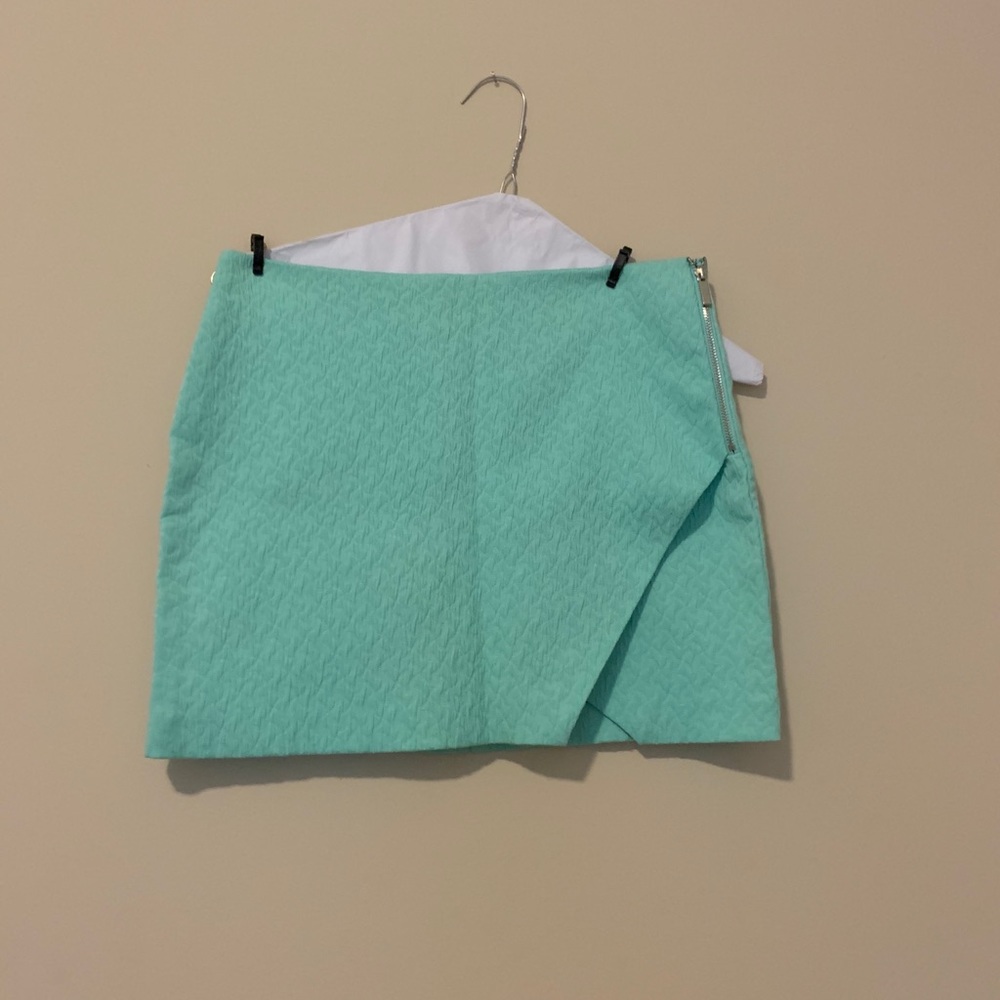 Forever 21 Aqua Mini Skirt